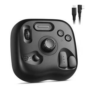 lot 6808 image: TourBox Lite - Editing Keyboard Compact, Artists Go-to Drawing Macro Keypad, Works with Photoshop, CSP & More, Creative Controller with Custom Software, Streamline All Workflows - Wired Only