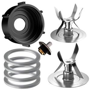 lot 6815 image: 8 Pieces Replacement Part Ice Blades 4961 4980 Jar Bottom Cap 4902 Rubber Gaskets and Coupling Stud Slinger Pin Kit Compatible with Oster & Osterizer Blender Accessories