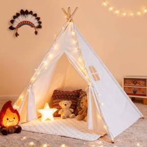 lot 6832 image: Kids Teepee Tent for Kids, Kid Play Tents for Girls & Boys, Gifts Playhouse for Indoor Outdoor Games, Toddler Toys House for Baby (Tee Pee for Child)