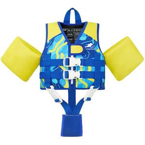 lot 6837 image: Gogokids Toddler Swim Vest for Kids 33-66 Pounds, Toddler Floaties Water Wing Arm Float, Swim Jacket with Adjustable Safety Strap for 2 3 4 5 6 Years Old Girls and Boys in PoolPuddle