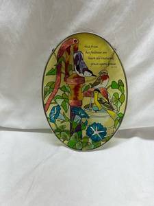 lot 213 image: Joan Baker Glass Garden Suncatcher