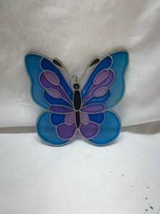 lot 215 image: Plastic Butterfly Suncatcher