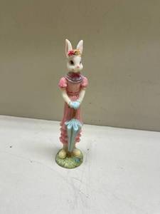 lot 274 image: Victorian Style Bunny Figurine with Parasol