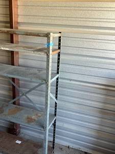 lot 278 image: Industrial Metal Storage Shelving Unit
