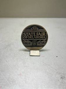 lot 294 image: 1988 Oklahoma State Fair Commemorative Medal