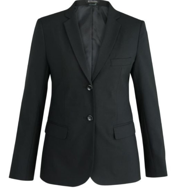 lot 66403 image: Womens Lady Edwards Grey Wool Blend Blazer Size 14