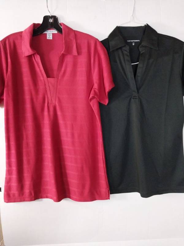 lot 66989 image: APPEARS NEW - Port Authority Ladies Polo Shirt Set (Size Medium)