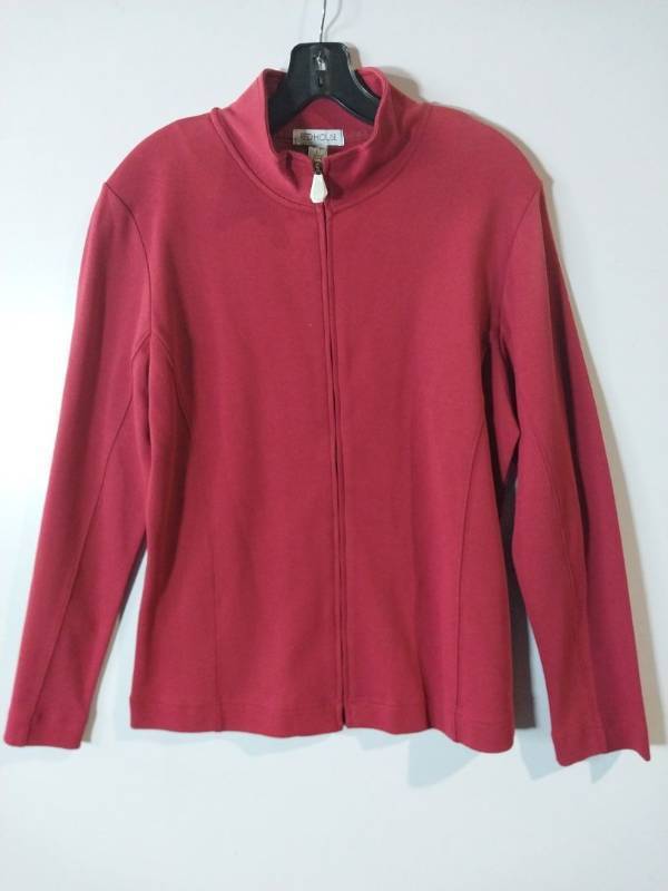 lot 67253 image: APPEARS NEW - Red House Full Zip Mock Neck Jacket (Size Large)