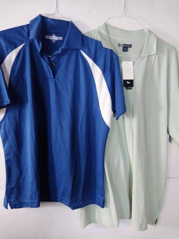 lot 67295 image: APPEARS NEW - Blue Generation Ladies Polo Shirts (Size 2XL)