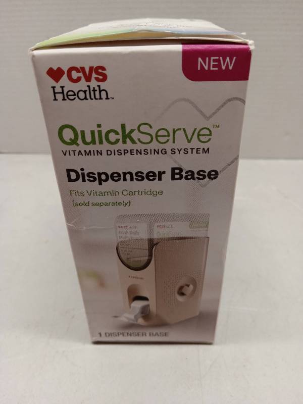 lot 65202 image: FACTORY SEALED - CVS QuickServe Vitamin Dispenser Base