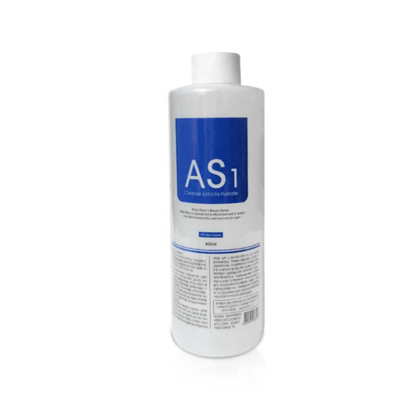 lot 65220 image: FACTORY SEALED - Marfort Sixiumie  AS1 Aqua Peeling Solution Top Salon Skin Scrub Hydra Skin Scrub Special Solution Small Bubble Solution 400ml (Expiration 1-2-2028)
