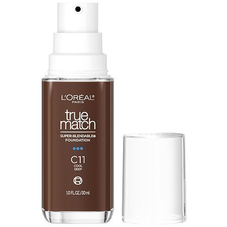 lot 63820 image: APPEARS NEW - L Oreal Paris True Match Cream Foundation Makeup  C11 Cool Deep  1 fl oz
