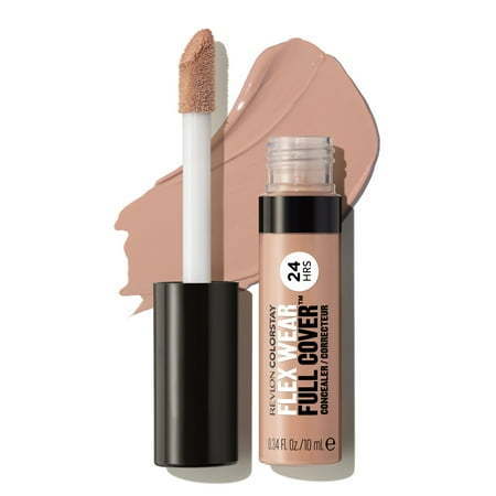 lot 63850 image: FACTORY SEALED - Revlon ColorStay Flex Wear Concealer  Full Coverage  24HR Wear  055 Latte  0.34 fl oz