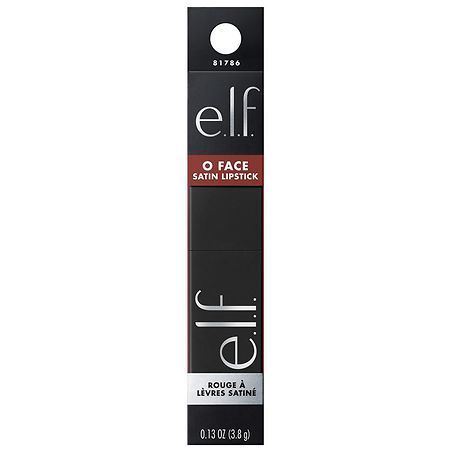 lot 63859 image: APPEARS NEW - e.l.f. O FACE Satin Lipstick - Drive - 0.13 oz