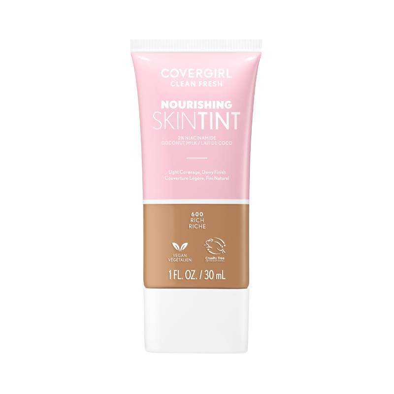 lot 63870 image: COVERGIRL Clean Fresh Skin Milk Foundation, Rich, 1 Fl Oz (Pack of 1) (packaging may vary)