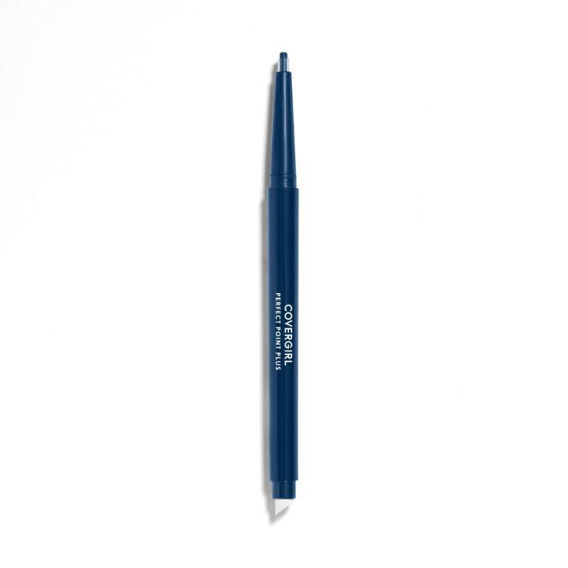 lot 52847 image: CoverGirl Perfect Point Plus Eyeliner Pencil, Midnight Blue, Long-Lasting, Versatile Navy, Soft Smudging Tip, No Sharpening Needed, Pack of 1