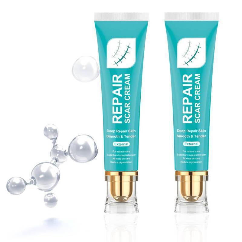 lot 55632 image: FACTORY SEALED - Scar Repair Cream For Men And Women, Skin Smoothing Firming And Fading, Skin Scar Removal Repair (2Pcs)