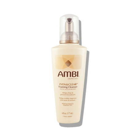 lot 64898 image: APPEARS NEW - Ambi Even and Clear Foaming Cleanser - 6oz