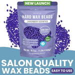 FACTORY SEALED - Tress Wellness Lavender Hard Wax Beads  Stripless Hair Removal Wax for Face and Body  1.2 lb