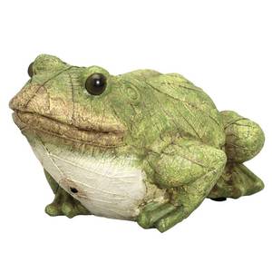 lot 20784 image: Bits and Pieces - Frog Motion Sensor and Detector Statue - Animal Gardening Gifts - Weather Resistant Garden Decoration Sculpture - 4� x 8� - Retail $30