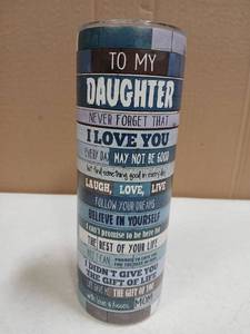 lot 21268 image: To My Daughter You Are my Sunshine Skinny Tumbler