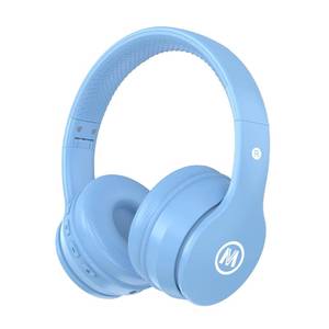 lot 26382 image: Mokata Headphones Kids Bluetooth 5.4 Wireless Play Time 68H Safe Volume Limit 8594dB Over-Ear Foldable Headset,Fast Charging,with Aux Cord Built-in Mic for Toddler Child Pad Study Tablet Blue - Retail $16