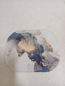 lot 32567 image: Small Mouse Pad Gray Black Marble