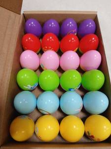 lot 32585 image: Easter Egg Shaped Stamps 24pk