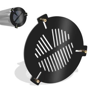 lot 32606 image: Astromania Bahtinov Mask Focusing Mask for Telescopes - FM80mm for a Tube Outer Diameter (OD) from 85mm-120mm - can be Mounted with The Brass Screws Inside or Outside The drawtube - Retail $14