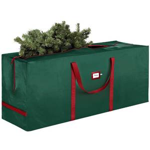 lot 49189 image: URBUNDY Heavy Duty Christmas Tree Storage Bag 7.5 Ft - Christmas Tree Bag Green - Tree Bags For Storage - Xmas Tree Storage Bag Holds 7.5 Ft Christmas Tree Bag For All Year Round Christmas Storage - Retail $8