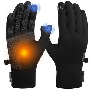 lot 51098 image: Benirap Winter Gloves Touchscreen Windproof Thermal Gloves Men Women Cycling Running Climbing Skiing Driving Gloves -PRE-OWNED - Retail $15