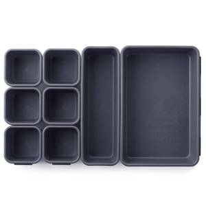 lot 51100 image: Mr. Pen- Interlocking Desk Drawer Organizer, 8 pcs, Drawer Organizer, Kitchen Drawer Organizer, Desk Drawer Organizer, Drawer Organizers - Retail $8