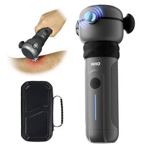lot 59371 image: NHO Massage Gun, Therapy Massager for Neck,Back,Hand,Arm and Foot Pain Relieve, Neck Massager, Release Gun, Deep Tissue Percussive Massager, Handheld Massage Gun,Targets Muscle Origins,Grey - Retail $80