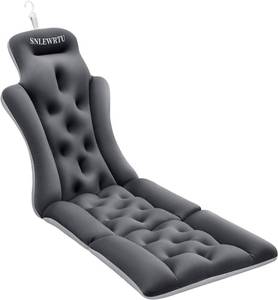 lot 63071 image: Full Body Bath Pillow for Bathtub, Thick & Luxury Bathtub Cushion with 192 Suction Cups, Bathtub Pillows for Head & Neck, Back Support, Ideal Bath Accessories for Women Gifts Spa, Soaking, Tub - Retail $40