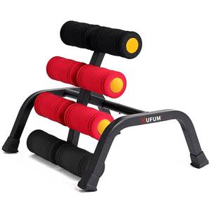 lot 63080 image: ZUFUMI Mini Inversion Table with Back Massage Roller Relieve Back Pain Foldable Back Stretcher Ab Machine with 400LB Weight Capacity(HXCY4101)