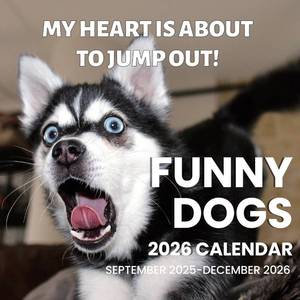 lot 32662 image: SUNEE Wall Calendar 2026, Dog Calendar From September 2025 to December 2026, 12x24 Opened, Dog Emojis Theme Large Calendar 12x12 for Organizing & Planning - Retail $6