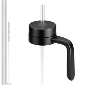 lot 40326 image: Replacement Lid for Hydroflask Wide Mouth Water Bottle, Top Lids for Hydro Flask Accessories, Top Sport Bottle Handle Cap for Hydroflask 12 16 20 32 40 64 128 oz Wide Mouth - Retail $10