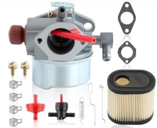lot 36143 image: Carbbia 640350 Carburetor  36905 Air Filter for Toro 20016 20017 20018 6.75HP Recycler Lawn Mower for Tecumseh 640262A 640271 LEV100 LEV105 LEV120 LV195EA  LV195XA Engine