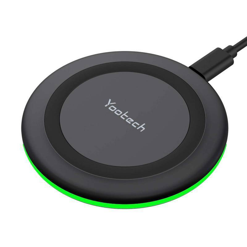 lot 28645 image: Yootech Wireless Charger,10W Max Wireless Charging Pad Compatible with iPhone 1717 Pro17 Pro MaxAir16151413SE 20221211,Samsung Galaxy S25S24S23,for AirPods Pro 3(No AC Adapter)