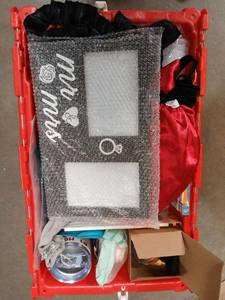 lot 3879 image: Mystery Tote - Factory Sealed, Appears New and Open Box Items - Tons Of Items (Tote Not Included)