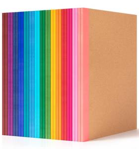 lot 627 image: ALKALO 30 Pack Lined Notebook Journals Bulk, A5 College Ruled Composition Notebook, 8.3��x 5.5��,Kraft Cover with Rainbow Spines, 15 Colors 60 Pages for School Office Travel - Retail $24