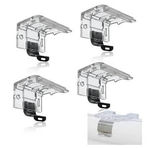 lot 655 image: YAFIYGI 4 PCS Replacement Brackets for Cordless Blinds Metal Clip Mounting Bracket 1 (25mm) PVC Honeycomb Pleated Shades Window Shade Holder Hardware Plastic Headrail Easy Installation - Retail $8