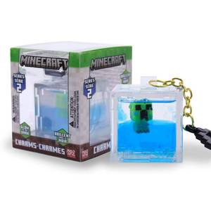 lot 665 image: SKELETON CHARM, PHOTO FOR REFERENCE,NOT CREEPER CHARM SEE PHOTOS Minecraft Backpack Hangers (Backpack Charms Series 2) - Retail $20