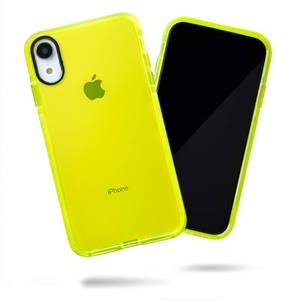 lot 699 image: SteepLab Barrier Case for iPhone XR (2018, 6.1 Screen) - Impact Absorbing Case with Full Body Protection and Raised Bezel (Hi-Energy Neon Yellow) - Retail $7,148