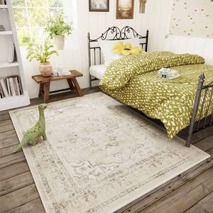 lot 736 image: 3x5 Washable Area Rugs for Bedroom Entry Throw Rug Stain Resistant Distressed Boho Rug Non Slip Low Pile Small Carpet for Bedroom Kitchen Entryway Living Room Bedside Office Dorm Entrance - Retail $39