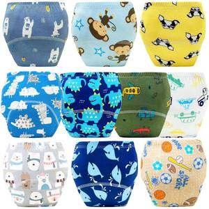 lot 741 image: Upairy Training Pants for Girls Boys,Toddler Potty Training Underwear,Leakproof Reusable Kid Confident Panties,Childrens Potty Underwear 100% Cotton for 2T-6T(10PCS,M) - Retail $43