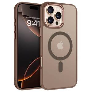 lot 776 image: BENTOBEN for iPhone 16 Pro Case Compatible with Magsafe Magnetic Matte Phone Case iPhone 16 Pro Translucent Slim Shockproof Women Men Protective Cover Cases for iPhone 16 Pro 6.3, Desert Titanium - Retail $9