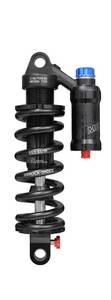 lot 785 image: MEROCA Adjustable Air Spring Coil Over Shock Absorber for Mountain Bikes, 190-265mm, 550LBS Spring, Rebound, Compression, Preload, and Air Pressure (200-300 PSI) Fits MTBDownhilleBikes - Retail $78