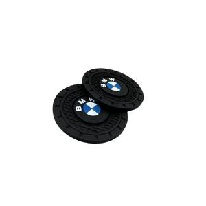 lot 810 image: Car Cup Holder Coasters Fit for BMW 1 3 4 5 6 8 Series X1 X3 X5 X6 X7 Z4 Accessories,Recessed Silicone Anti Slip Cup Holder Coaster Interior Accessories 2.75in 2Pack(Black) - Retail $10