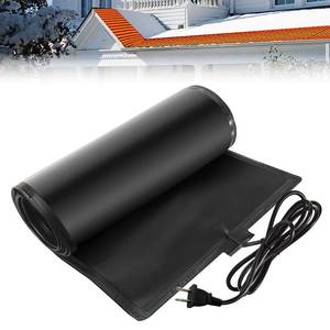 lot 830 image: SUNHEARTH Heated Snow Melting Mats, 10ft x 13in Roof Heat Tape,Heater Ice Dam Prevention Heated Outdoor Mats Electric Snow Melting Mats for Winter Snow Removal (10 ft x 13 in) - Retail $5,052